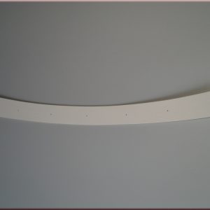 Frontspriegel-Innenverkleidung GFK weiß oder schwarz, 1967-1972