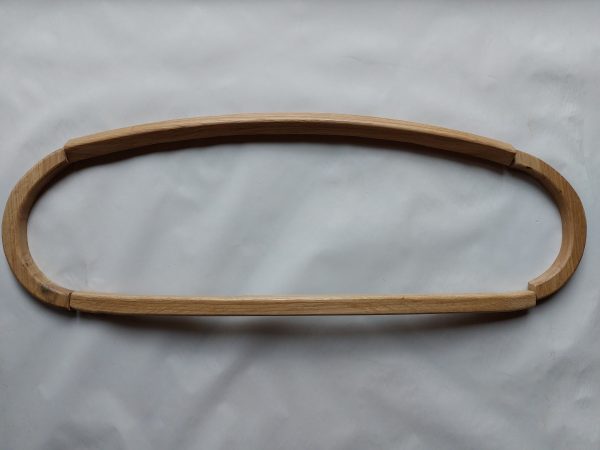 Heckfensterrahmen VW Käfer 1952-1957 Ovali Holz-Einsatz